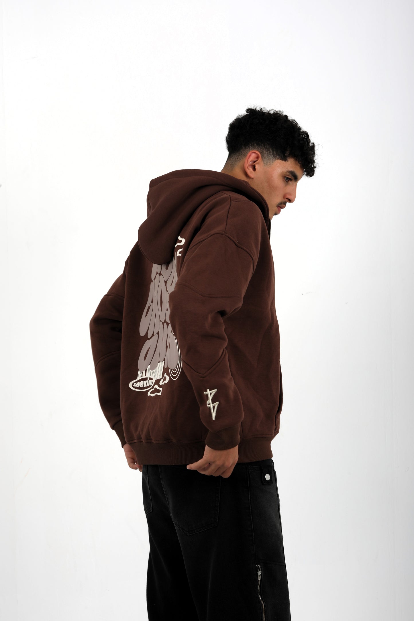 Brown Zip-Up