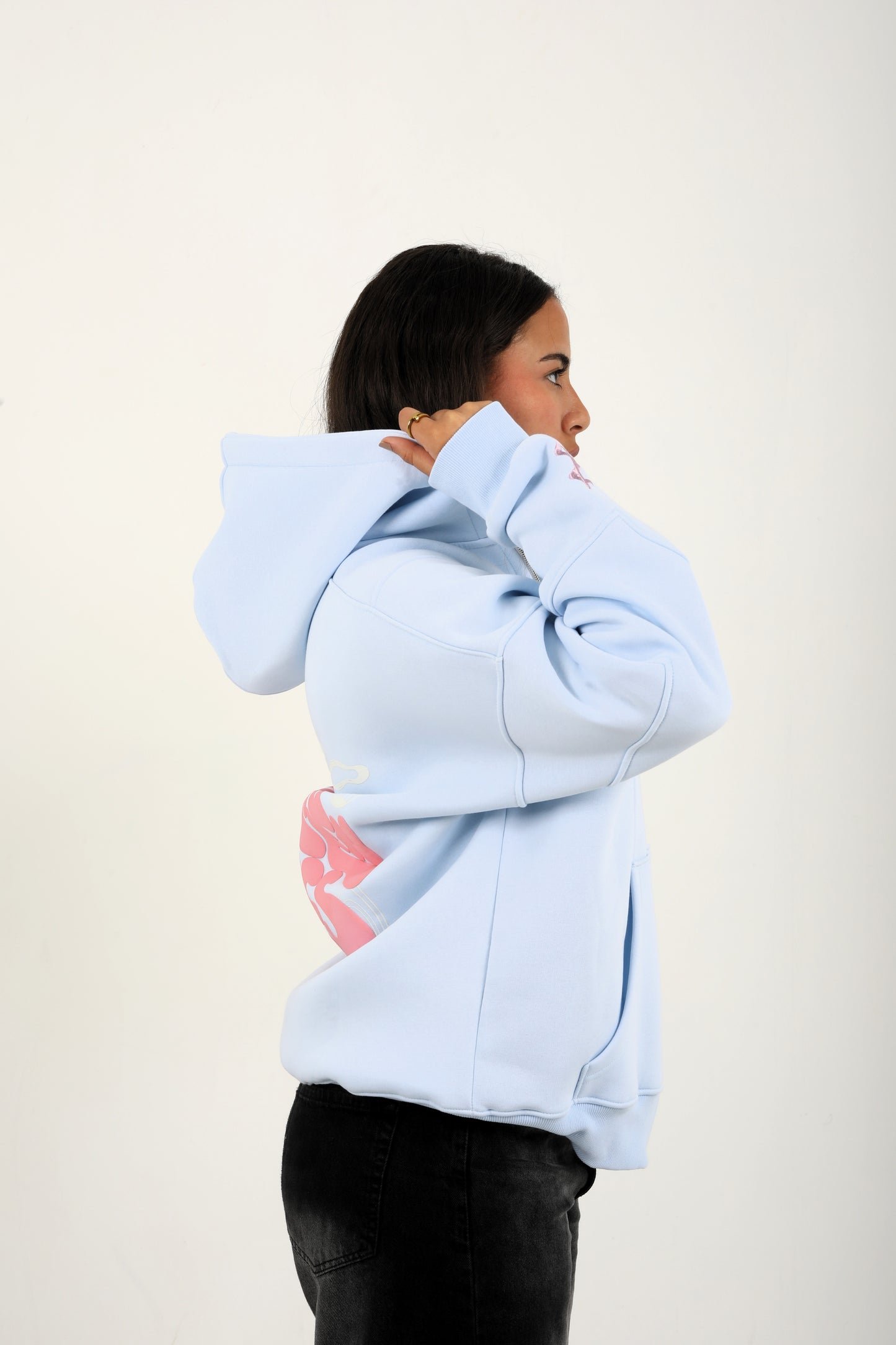 Baby Blue Zip-Up